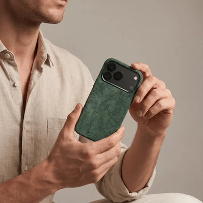 iPhone 18 Pro - Alcantara Case - Midnight Green