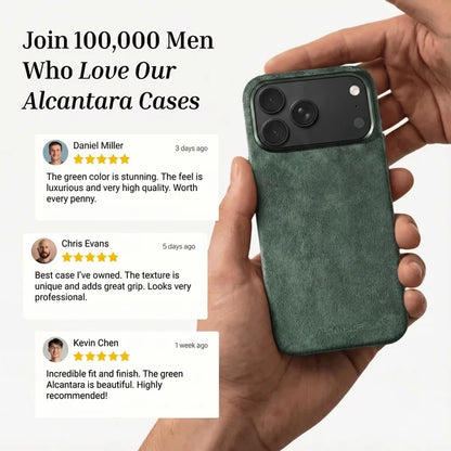 iPhone 18 Pro - Alcantara Case - Midnight Green