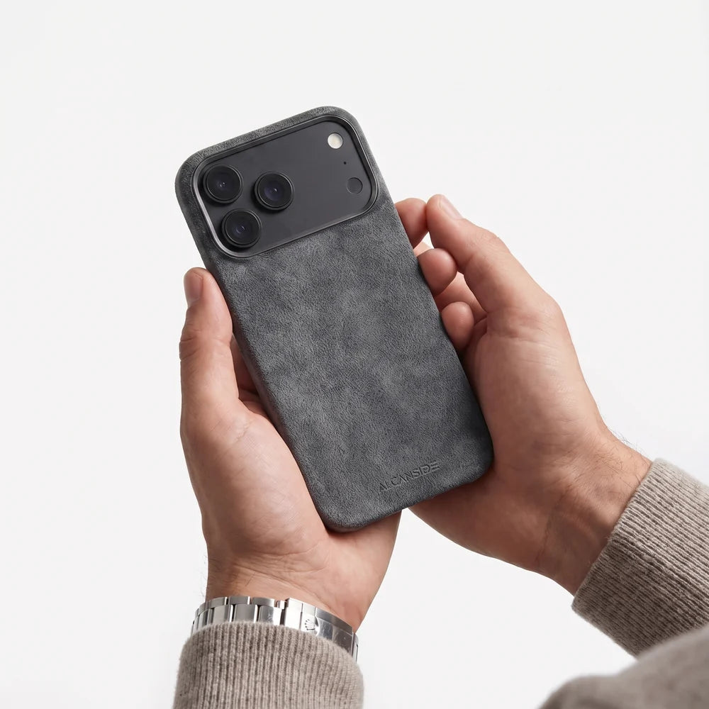 iPhone 18 Pro - Alcantara Case - Nardo Gray