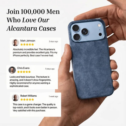 iPhone 18 Pro - Alcantara Case - Ocean Blue