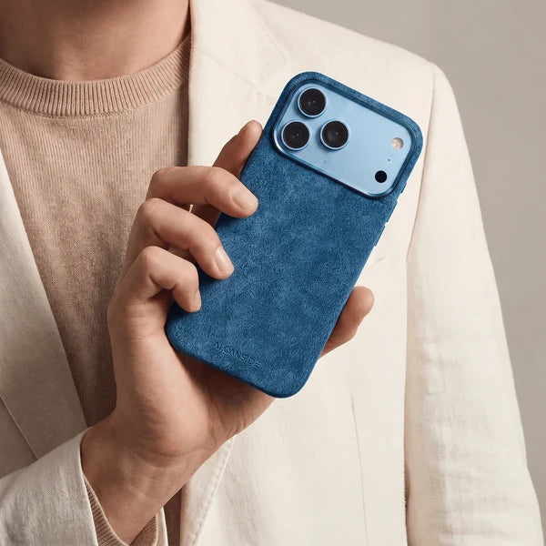 iPhone 18 Pro - Alcantara Case - Ocean Blue