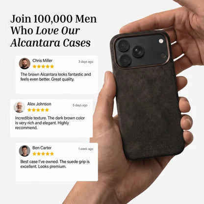 iPhone 18 Pro - Alcantara Case - Chocolate Brown